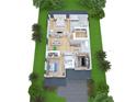 Second floor plan showcasing a spacious layout with bedrooms, bathrooms, a living area, and ample closet space at 4316 S Renellie Dr, Tampa, FL 33611