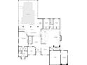 Detailed floor plan showcasing the home's layout, outdoor area, and room dimensions at 14073 Jennifer Ter, Largo, FL 33774