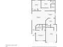 Detailed floorplan showcasing the layout of the home's first level at 3730 Elmwood Dr, Holiday, FL 34691
