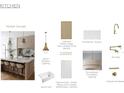 A designer kitchen concept with an island, pendant lighting, and apron sink at 119 Huron Ave, Tampa, FL 33606