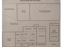 Floor plan illustrating the layout of the main house, garage, and second floor at 18121 Geraci Rd, Lutz, FL 33548