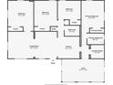 Detailed floor plan showcasing the layout with 3 bedrooms, 2 bathrooms, and a lanai at 6901 N 19Th St, Tampa, FL 33610