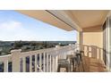 Enjoy great city views on this condo's balcony, which includes seating at 500 Treasure Island Cswy # 704, Treasure Island, FL 33706