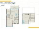 Whitestone floor plan showcasing the layout of the owner's suite, kitchen, bedrooms, and other rooms at 5953 Bluestar Ct, Lakewood Ranch, FL 34211