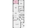 An open-concept layout featuring a kitchen, dining room, great room, study, primary suite and 2-car garage at 841 Steel Dr, Apollo Beach, FL 33572