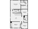 Second floor floor plan showing primary suite, laundry, loft, and three other bedrooms at 13279 Tropical Breeze Way, Hudson, FL 34669