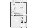 First floor floor plan showing kitchen, dining, great room, patio, 2 car garage, and foyer at 13279 Tropical Breeze Way, Hudson, FL 34669