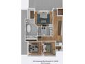 Floor plan of second story showing two bedrooms, a bathroom and the main bedroom with ensuite at 20 Outlook Way Blvd # 7, Dunedin, FL 34698