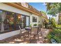 Relaxing brick patio with outdoor seating perfect for outdoor enjoyment at 1278 Mission Cir # 45B, Clearwater, FL 33759