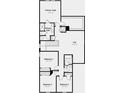 Second floor layout showcasing the primary suite, bedrooms 3-5, three baths, and a loft space at 13261 Tropical Breeze Way, Hudson, FL 34669