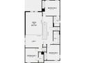 Second floor layout of a two-story home featuring a loft, and bedrooms 2, 3, and 4 at 845 Steel Dr, Apollo Beach, FL 33572