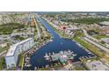 Waterfront condo community with stunning marina views along the canal at 5157 Silent Loop # 214, New Port Richey, FL 34652