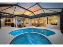 Inviting pool with a screened enclosure at 14019 Nighthawk Ter, Lakewood Ranch, FL 34202
