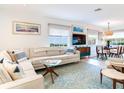 Bright and airy living room with comfortable seating, hardwood floors, and ample natural light at 246 22Nd Ne Ave, St Petersburg, FL 33704