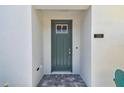 Stylish front door with brick paver entry and modern design elements welcomes you home at 3101 4Th N Ter, St Petersburg, FL 33713