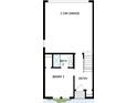 Floorplan featuring a bedroom and an entry leading to a 2 car garage at 6605 N Nebraska Ave # 6, Tampa, FL 33604