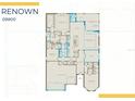 Detailed floor plan showcasing the layout of this spacious home, including the owner's suite and three-car garage at 14727 Eagle Branch Dr, Nokomis, FL 34275