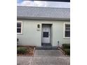 Close up of front entrance and door with visible house number at 3411 Teeside Dr, New Port Richey, FL 34655