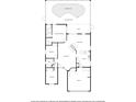 Floorplan layout displaying bedrooms, bathrooms, living room, kitchen and a swimming pool at 4302 Longfellow Dr, Plant City, FL 33566