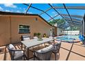 Outdoor patio, enclosed pool and spa combination at 6365 32Nd N Ave, St Petersburg, FL 33710