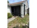 View of the screened in entryway at 16035 Grass Lake Dr, Tampa, FL 33618