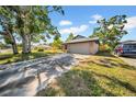 Front view of brick home with a driveway and lawn. Car parked on side at 4085 37Th N Ave, St Petersburg, FL 33713