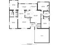 Detailed floor plan showcasing the layout of the home, including bedrooms, bathrooms, and living spaces at 232 Pinecrest Dr, Palm Harbor, FL 34683