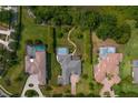 Gorgeous luxury homes with screened pools, lush lawns, and paver driveways at 19815 Sea Rider Way, Lutz, FL 33559