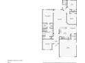 Detailed floorplan showcasing the layout of the home, including bedrooms, bathrooms, kitchen, and living spaces at 13813 Sigler St, Riverview, FL 33579
