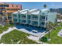 Beachside condos with multiple balconies and a deck on the beach for relaxing and enjoying the ocean views at 19530 Gulf Blvd # 4A, Indian Shores, FL 33785