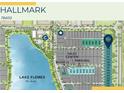 Community map highlighting the location of the property within the neighborhood, near Lake Flores at 4527 Gardner St, Bradenton, FL 34210