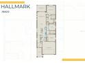 Detailed floor plan showcasing the layout of the home, including the covered lanai and owner's suite at 4527 Gardner St, Bradenton, FL 34210