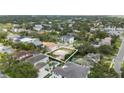 Aerial view of a vacant lot with address 5029 W Dickens Ave, Tampa, FL 33629 in a residential neighborhood at 5029 W Dickens Ave, Tampa, FL 33629