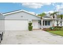 Charming single-story home with a well-maintained front yard, mature palms, and a two-car garage at 6010 Bayou Grande Ne Blvd, St Petersburg, FL 33703