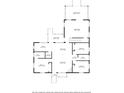 Detailed floor plan showcasing the layout of the home, including room dimensions and features at 6501 Barcellona Rd, Land O Lakes, FL 34637
