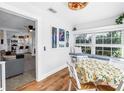 Inviting dining room with built-in seating and abundant natural light, perfect for Gathering gatherings at 1174 8Th N St, St Petersburg, FL 33701