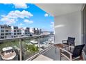 Beautiful balcony view overlooking the marina, perfect for enjoying the scenery at 920 N Osceola Ave # 301, Clearwater, FL 33755