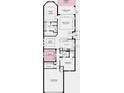 Layout of home featuring a spacious great room, primary suite, kitchen, dining area, and two-car garage at 29524 Zupetta Ln, Wesley Chapel, FL 33543