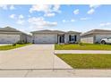 Inviting single-story home featuring a two-car garage, neat landscaping, and a pleasant curb appeal at 14498 Whitewater Way, Brooksville, FL 34604