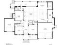 Detailed floor plan showcasing a spacious layout with a lanai, Gathering room, and multiple garages at 690 Geneva Pl, Tampa, FL 33606