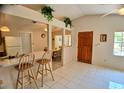 Bright home featuring an open layout from the kitchen to the dining area at 1262 Jeffords St, Clearwater, FL 33756