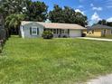 Charming single-story home with well-maintained lawn, attached garage, and mature landscaping creates a welcoming curb appeal at 2701 47Th N Ave, St Petersburg, FL 33714
