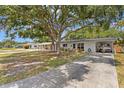 Quaint home featuring a large front yard with mature shade trees, offering curb appeal and a welcoming feel at 133 43Rd Ne Ave, St Petersburg, FL 33703