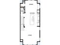 Floorplan of the home's main living level, including the living, kitchen, and dining areas at 6605 N Nebraska Ave # 25, Tampa, FL 33604