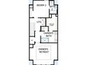 Third floor plan with two bedrooms, a utility room, and a walk-in closet at 479 31St N Way, St Petersburg, FL 33713