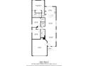 Layout of the floor plan features Primary bedroom, kitchen, living room, and garage at 36755 Thomas Jefferson Rd, Dade City, FL 33525