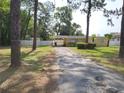 Inviting single-story home with a well-maintained lawn and mature trees providing shade at 12907 N 53Rd St, Temple Terrace, FL 33617