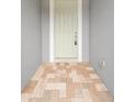A welcoming view of the home's front door with a patterned brick entry at 13855 Sharp Hawk Dr, Riverview, FL 33569