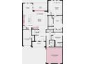 Detailed floor plan showing the layout of the first floor, including the primary suite and great room at 1759 Longliner Loop, Wesley Chapel, FL 33543