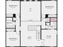 Upstairs layout of the home including bedrooms, bathrooms, study, and loft area at 33626 Castaway Loop, Wesley Chapel, FL 33543
